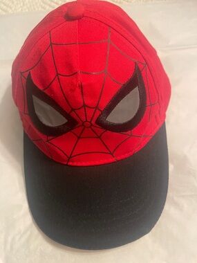 Marvel Spider-Man Red and Black Kids Baseball Cap